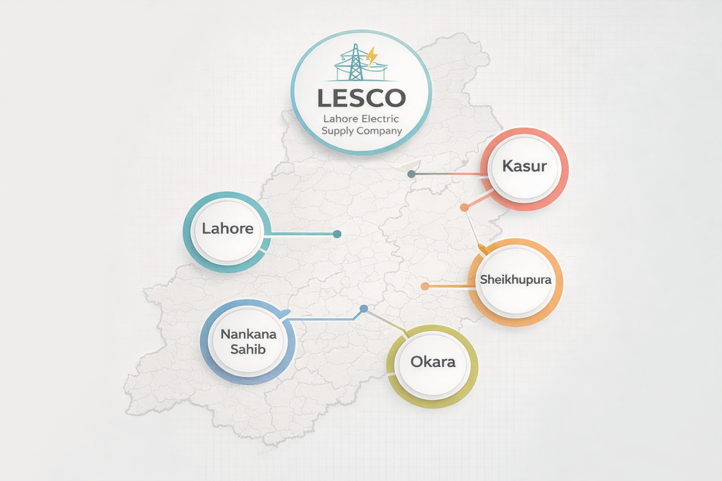 Areas Under LESCO 2026